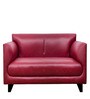 Convi 1 Seater Sofa In Blood Maroon Colour