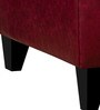 Convi 1 Seater Sofa In Blood Maroon Colour