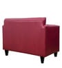 Convi 1 Seater Sofa In Blood Maroon Colour