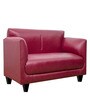 Convi 1 Seater Sofa In Blood Maroon Colour