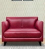 Convi 1 Seater Sofa In Blood Maroon Colour