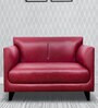 Convi 1 Seater Sofa In Blood Maroon Colour