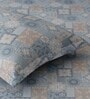 Cool Fire Metro 186 TC Cotton King Bedsheet With 2 Pillow Covers