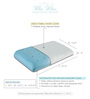 Nero Cool Gel Memory Foam 22 x 14 Inch Pillow