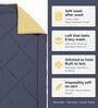 Grey & Yellow 200 GSM Reversible Comforter