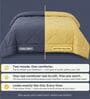 Grey & Yellow 200 GSM Reversible Comforter