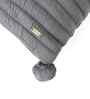 Cool Grey & Dark Grey Melange 100% Cotton Aydin 18X18 Inches Knitted Cushion Cover