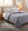 Grey & Pink 200 GSM Reversible Comforter