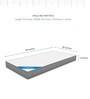 Cool Premium Single Bed In a Box HR and Gel Memory Foam Mattress 78x30x5 Inches