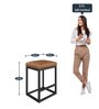 Cooper Bar Stool In Brown Color Colour
