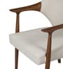 Cooper Ash wood Dining Chairs In Ivory Colour (Set Of 2 )