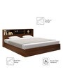 Copal Queen size Bed with Box Storage in Teak Finish