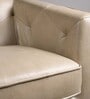 Copenhagen Leatherette 2 Seater Sofa in Beige Color