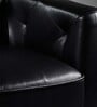 Copenhagen Leatherette 2 Seater Sofa in Black Color