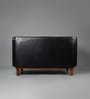 Copenhagen Leatherette 2 Seater Sofa in Black Color