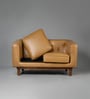 Copenhagen Leatherette 2 Seater Sofa in Tan Color
