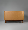 Copenhagen Leatherette 2 Seater Sofa in Tan Color
