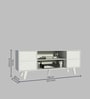 Copenhagen TV Console In White Finish
