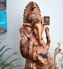 Copper 2ft Lotus Ganesha Water Fountain
