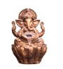 Copper 2ft Lotus Ganesha Water Fountain