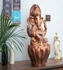 Copper 2ft Lotus Ganesha Water Fountain