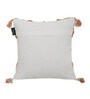 Copper Woven Cotton 16 x 16 Inches Cushion Covers (Set of 2)