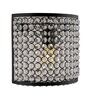 Black Copper Crystal Wall Light