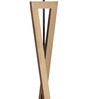 Copper Shade Tripod Floor Lamp with Wood Base