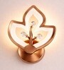 Copper Finish Novelty Wall Light Diya Design Set of 1