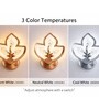 Copper Finish Novelty Wall Light Diya Design Set of 2