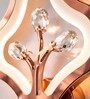 Copper Finish Novelty Wall Light Flower Design Set of 1