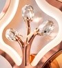 Copper Finish Novelty Wall Light Flower Design Set of 2