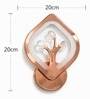 Copper Finish Novelty Wall Light Oval Design Set of 2