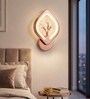 Copper Finish Novelty Wall Light Oval Design Set of 2
