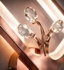 Copper Finish Novelty Wall Light Square Design Set of 1