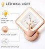 Copper Finish Novelty Wall Light Square Design Set of 1