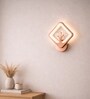 Copper Finish Novelty Wall Light Square Design Set of 1