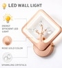 Copper Finish Novelty Wall Light Square Design Set of 2