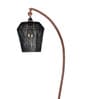 Black Metal Shade Club Floor Lamp With Metal Base