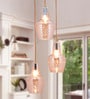 Jeny Copper Glass Cluster Hanging Light