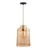 Midwest Copper Glass Hanging Light