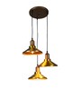 Vian Copper Iron Cluster Hanging Light