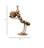 Copper Iron Aunt Musician Human Figurine Set of 3