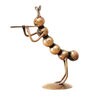 Copper Iron Aunt Musician Human Figurine Set of 3