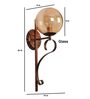 Concave Copper Iron Wall Sconces