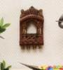 Copper Finish Solid Wood Jharokha