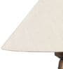 Copper Metal & Cotton Beige Colour Table Lamp