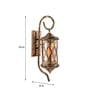 Mylo Copper Metal and Glass Wall Sconces