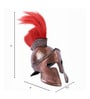 Copper Metal Antique Spartan Helmet Military Decor Showpiece