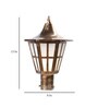 Trevor Copper Metal Gate Light